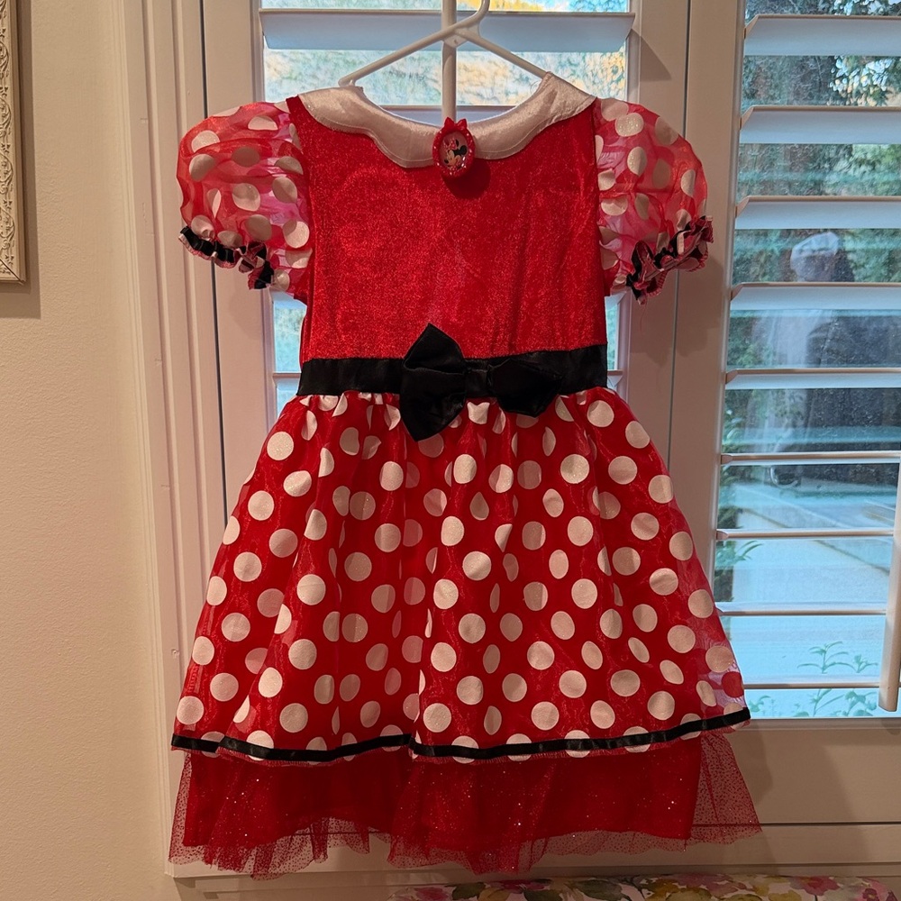Red Polka Dot Kids Costume Dress